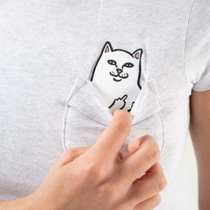 Футболка Ripndip LORD NERMAL CROPPED BABY POCKE RNDSUM25WO7