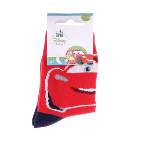 Шкарпетки CARS SOCKS червоний Діт 19-22, арт.43897548-6 43897548-6