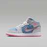 Кросівки дитячі Air Jordan 1 Mid Se (Gs) Grey/Blue HQ1999-400