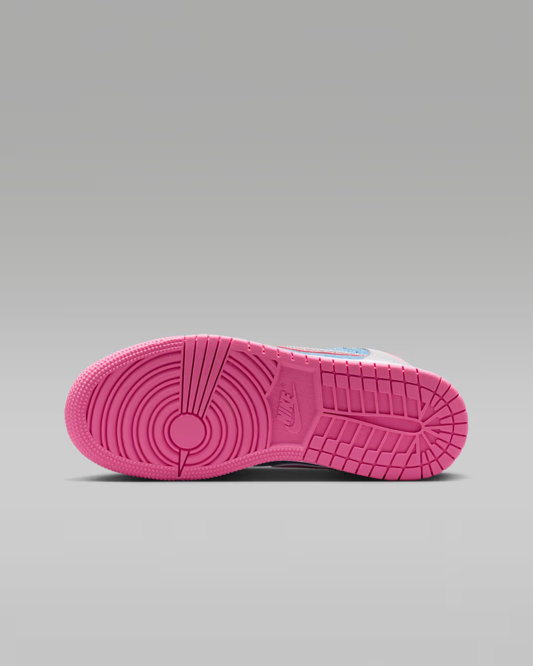 Кросівки дитячі Air Jordan 1 Mid Se (Gs) Grey/Blue HQ1999-400