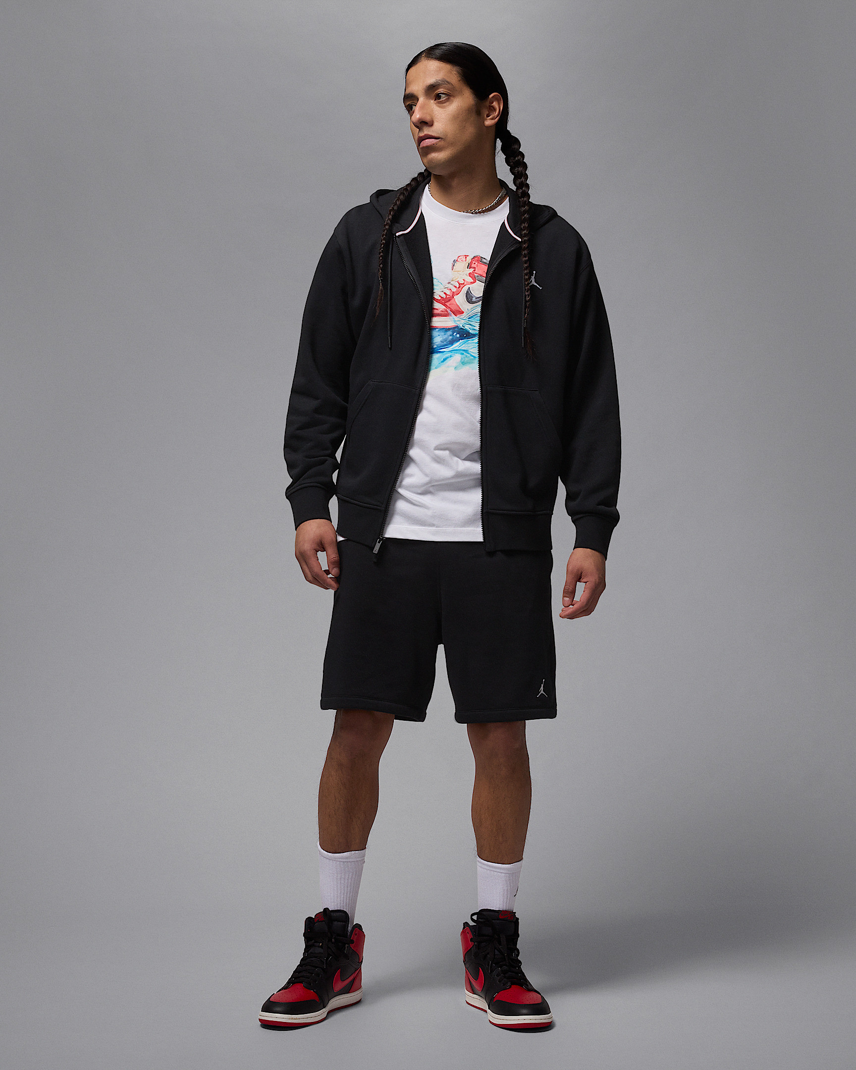 Кофта Jordan Brooklyn Fleece Black FV7291-010