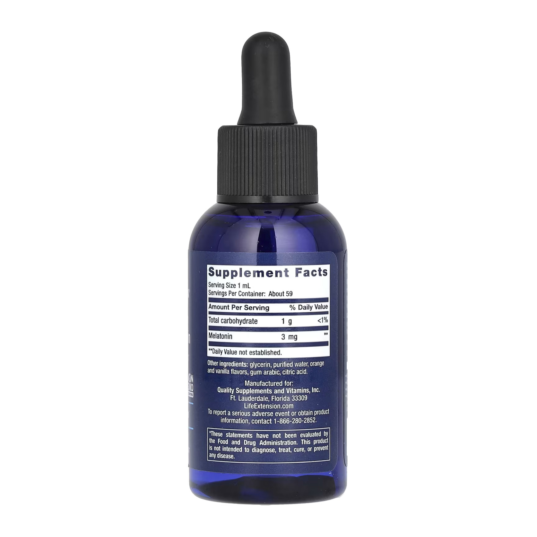 Рідина Fast-Acting Liquid Melatonin (Citrus-Vanilla) - 2 fl oz 2022-10-1959