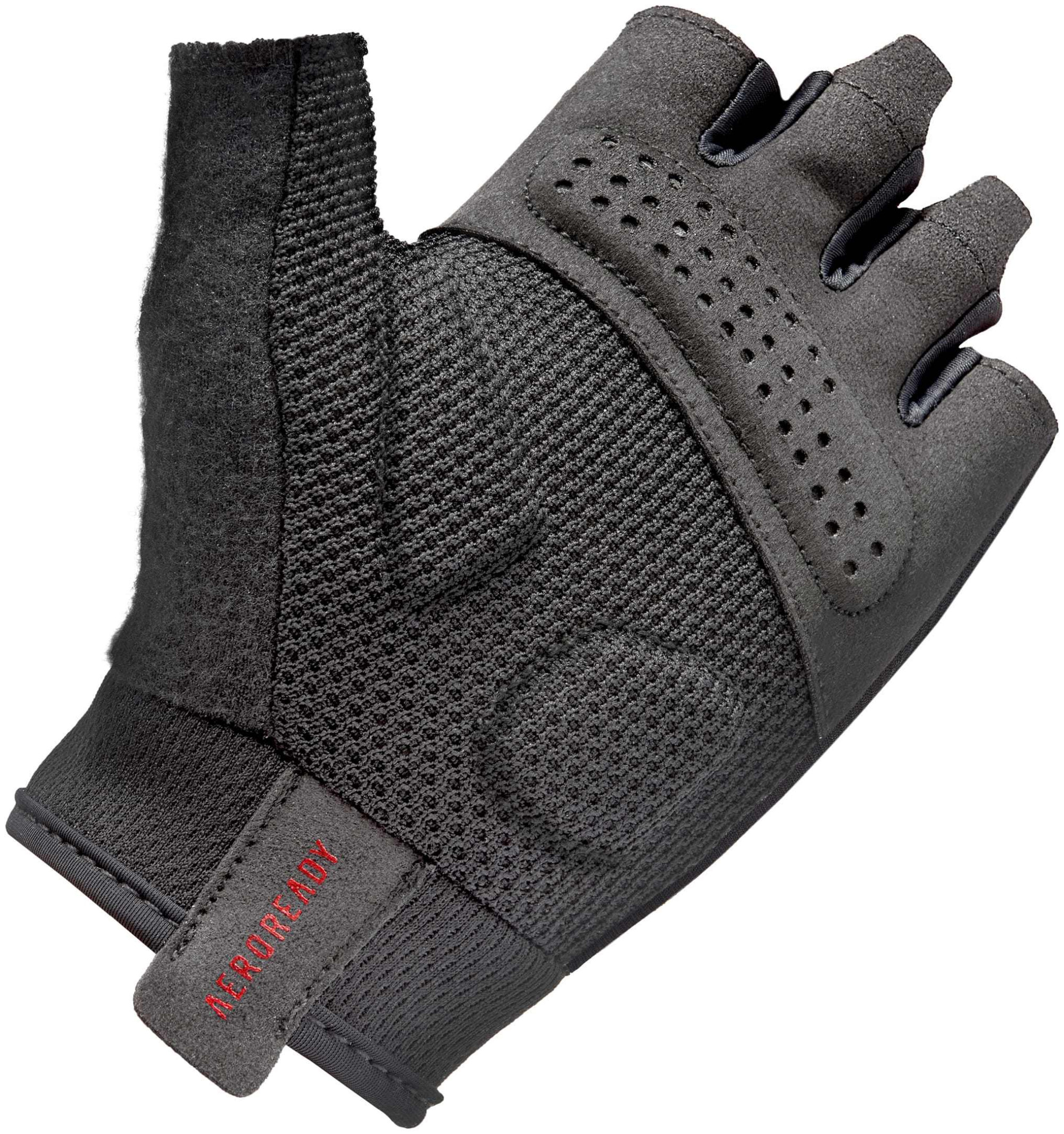 Рукавиці для тренінгу Adidas Essential Training Gloves чорний, червоний Уні XS ADGB-15000RD