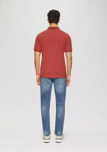 Поло cotton piqué polo shirt 2138262.3556 s.Oliver L Червоний 2138262.3556