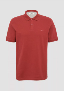 Поло cotton piqué polo shirt 2138262.3556 s.Oliver L Червоний 2138262.3556