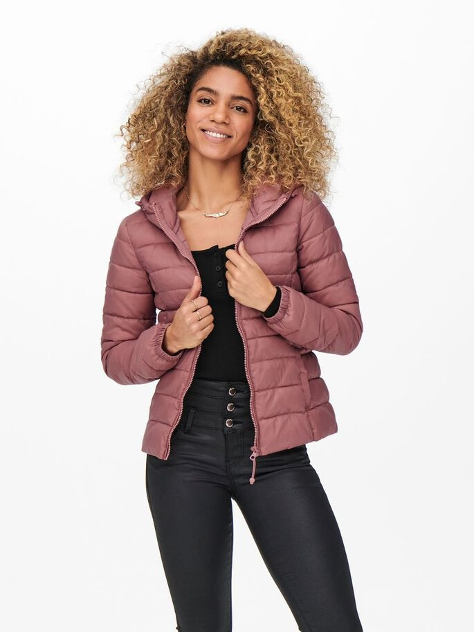 Куртка ONLTA HOE HOOD JACKET OTW NOOS 15156569-Withered Rose ONLY M Розовий 15156569-Withered Rose