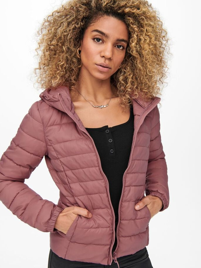 Куртка ONLTA HOE HOOD JACKET OTW NOOS 15156569-Withered Rose ONLY M Розовий 15156569-Withered Rose
