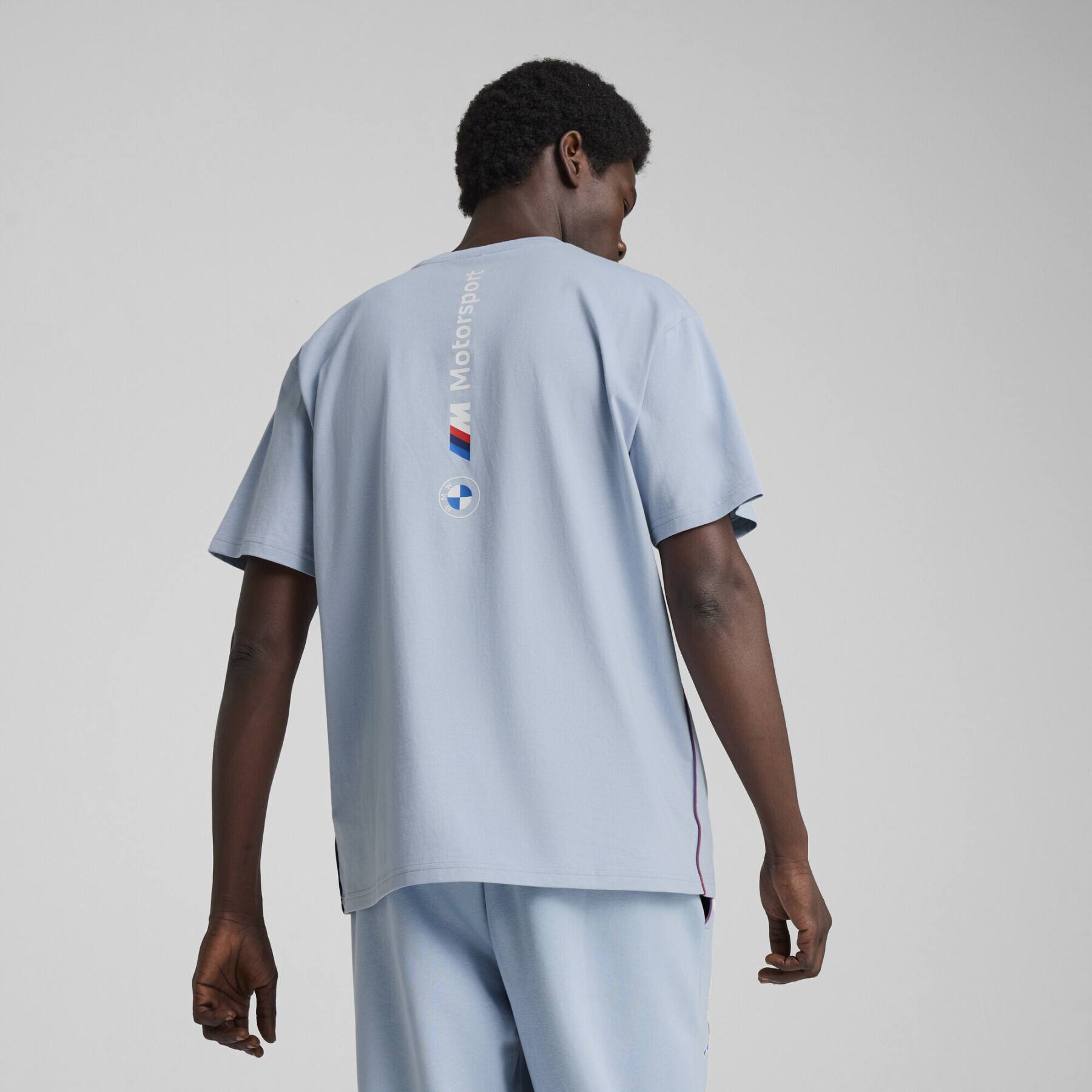 Футболка чоловіча Puma Bmw Essential Logo Tee Light Blue 632516-15 632516-15