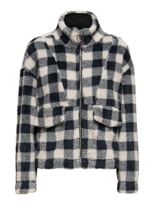 Пальто ONLDALINA L/S TEDDY SWT 15216686 Pumice Stone ONLY M Темно-синій 15216686PUMICESTONE