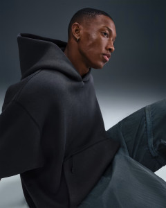 Худі чоловіче Nike Tech MenS Fleece Oversized Hoodie Black HV6535-060