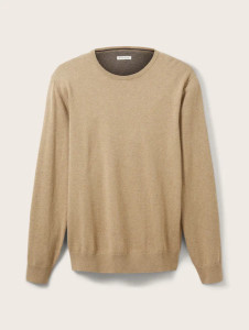 Кофта BASIC CRIGHT SPLASHY SAND ME 1027661-30317 Tom Tailor XXL Бежевий 1027661-30317