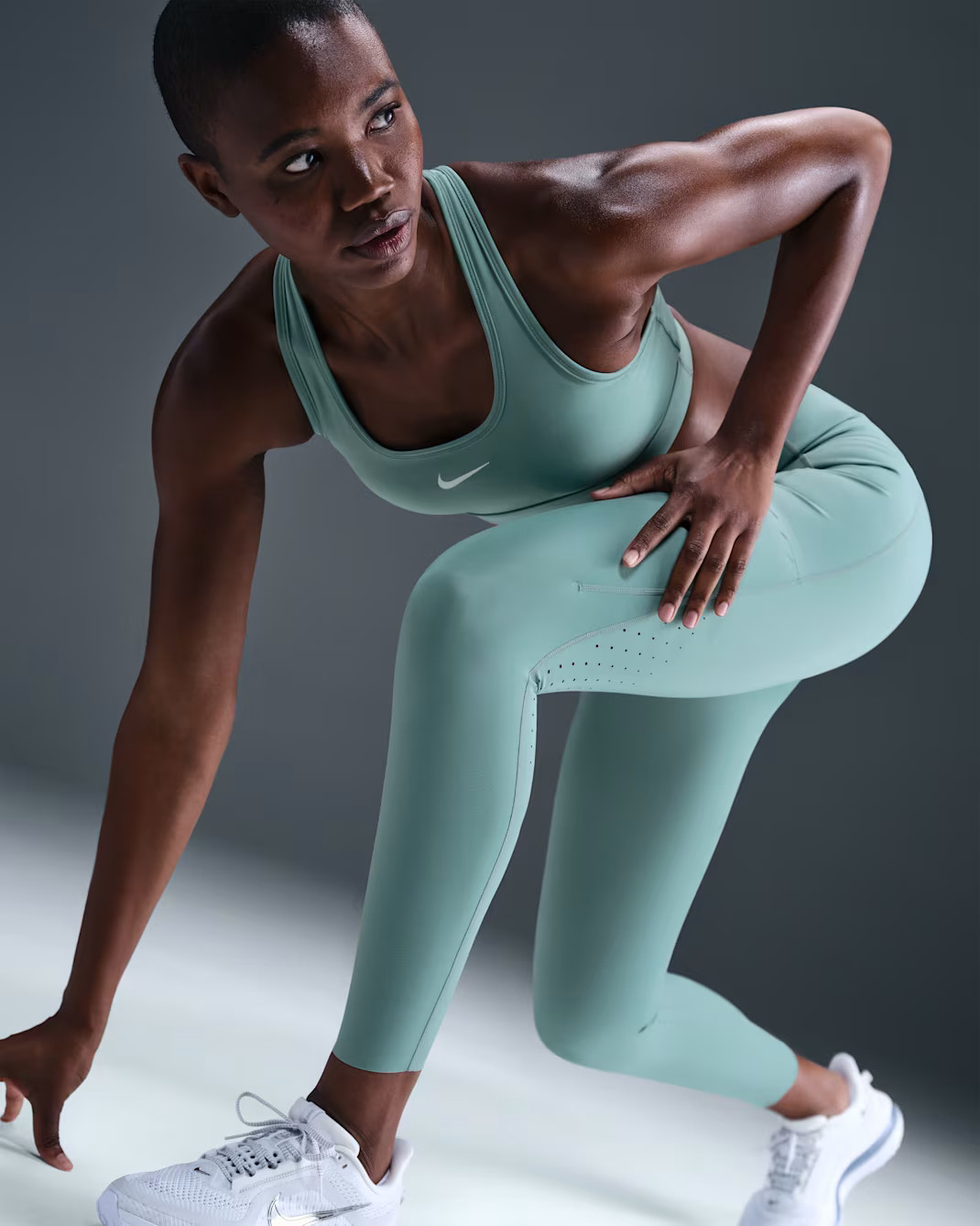 Лосини жіночі Nike Swift Turquoise HJ2252-017