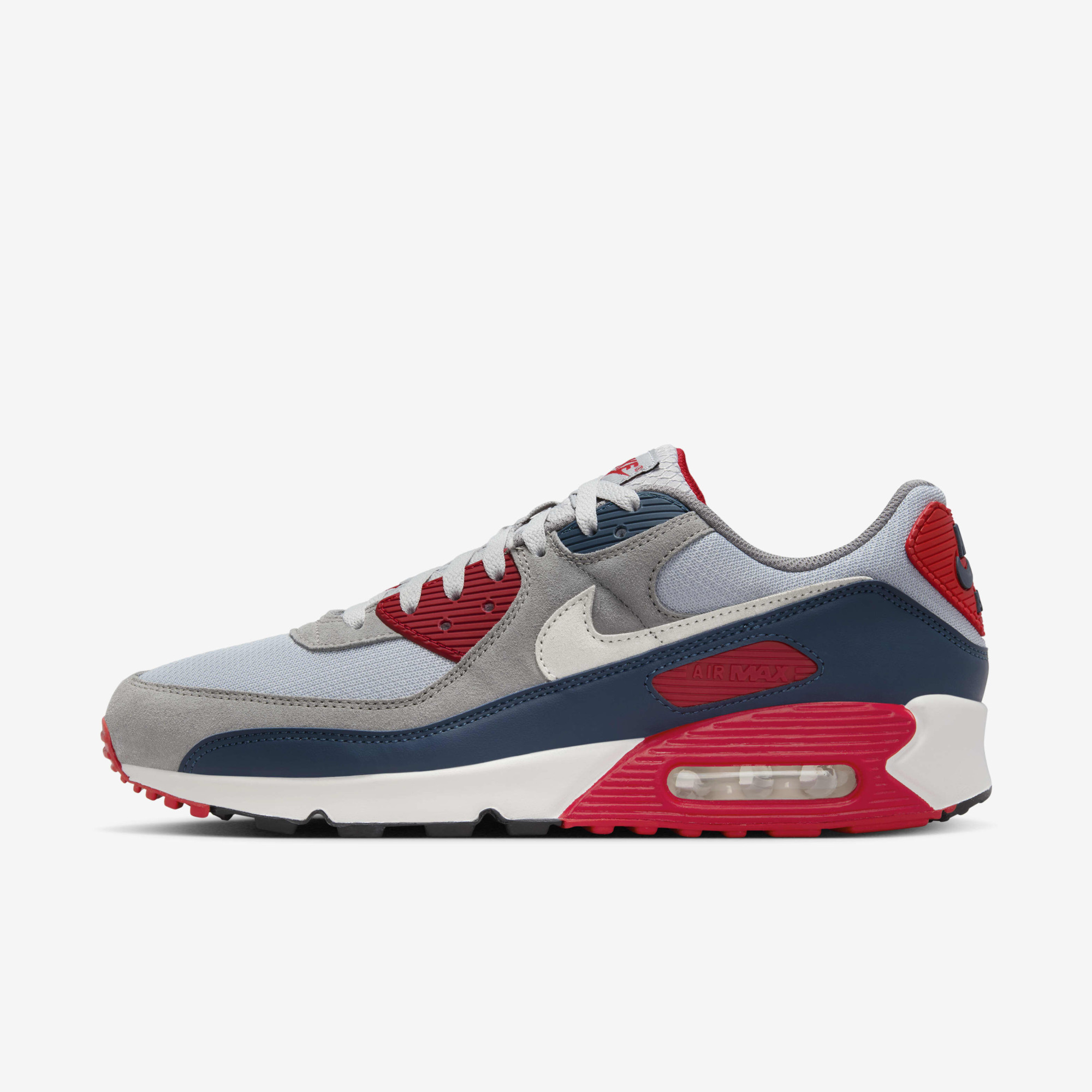 Кросівки чоловічі Nike Air Max 90 Grey/Blue DM0029-005