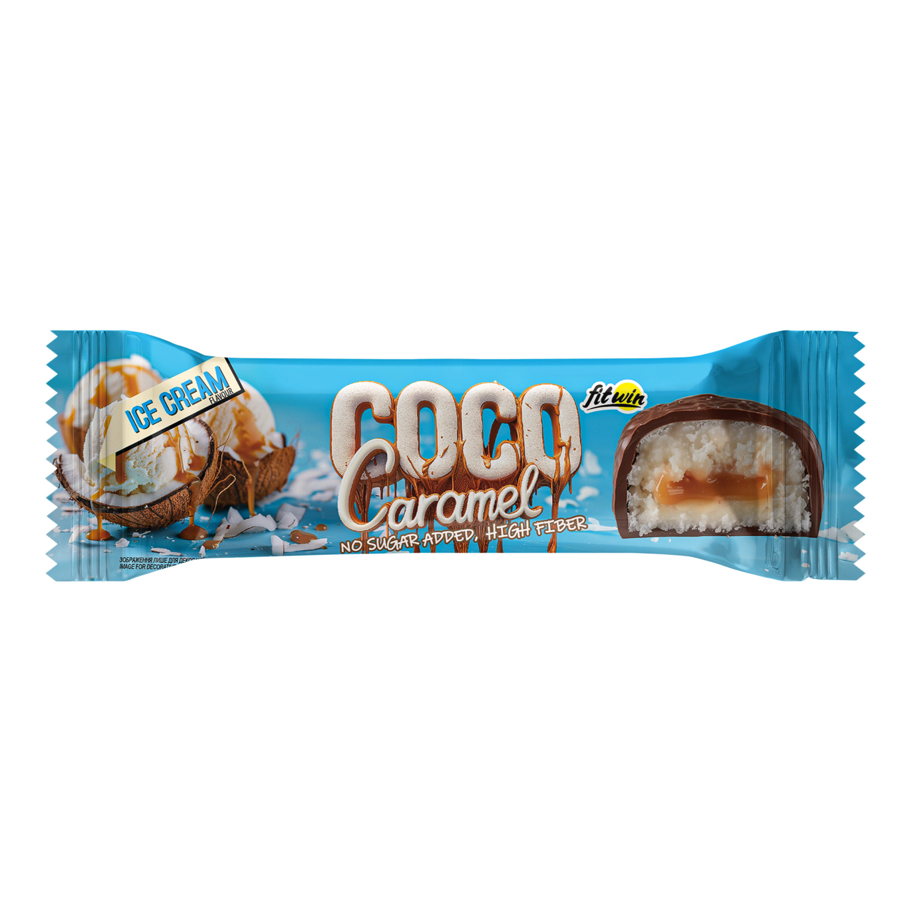 Батончик FitWin Coco Caramel - 40g Ice Cream 2023-10-4367