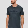 Футболка T-shirt à logo imprimé 2139909.95D2 s.Oliver L Темно-сірий 2139909.95D2