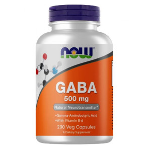 Капсули GABA 500mg - 200 veg caps 100-29-5631580-20