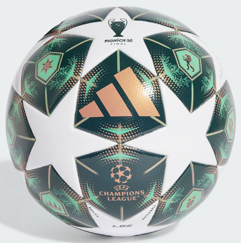 М'яч футбольний Adidas UCL LGE білий, зелений Уні 5 JH1296