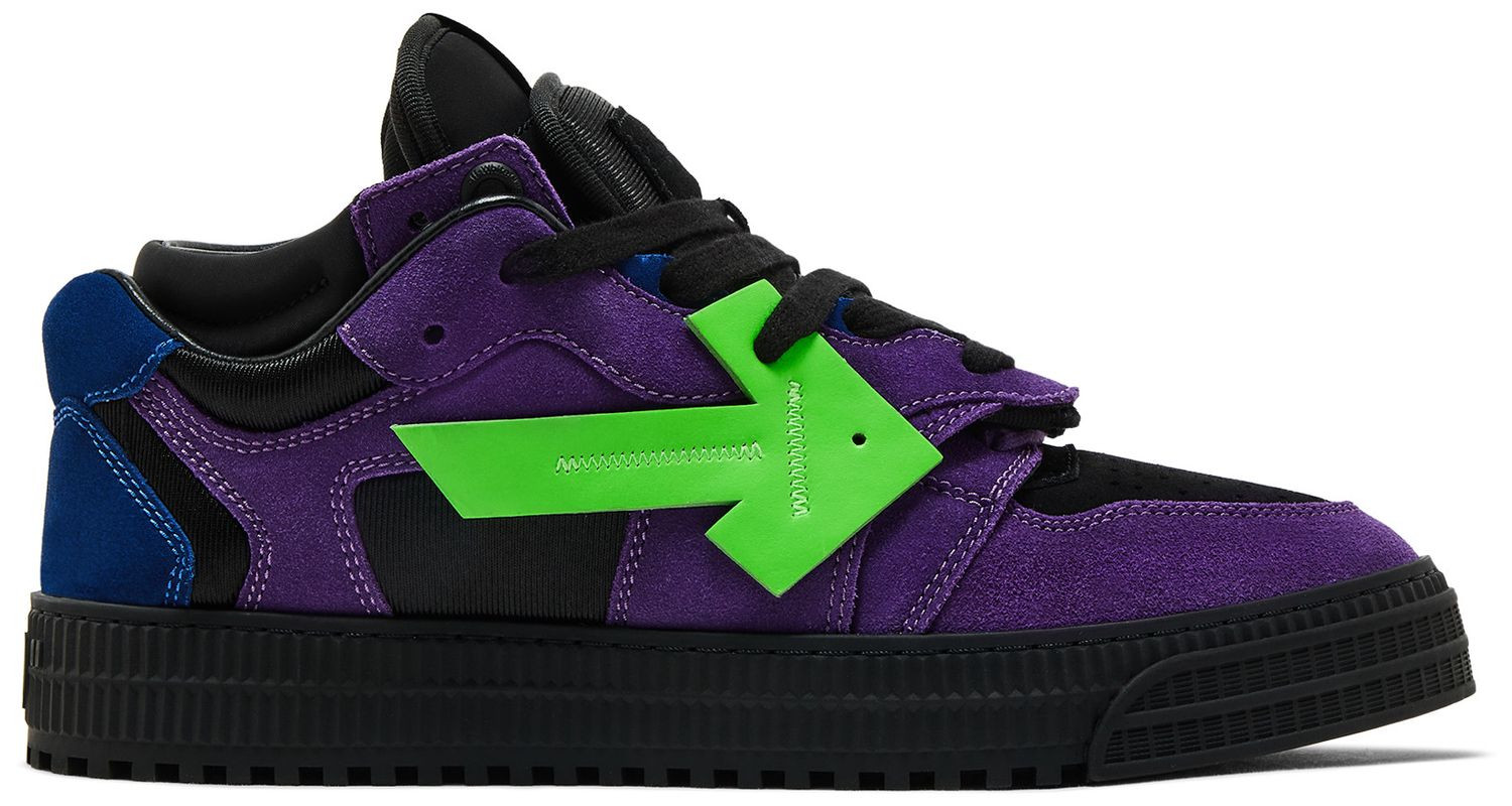 Кросівки Off-White Floating Arrow Dark Blue/lime OMIA244S25LEA0014914