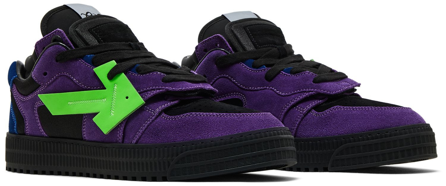 Кросівки Off-White Floating Arrow Dark Blue/lime OMIA244S25LEA0014914