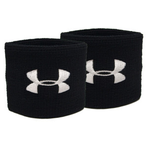 Напульсник UA Performance Wristbands-BLK чорний Чол UNI 1276991-001