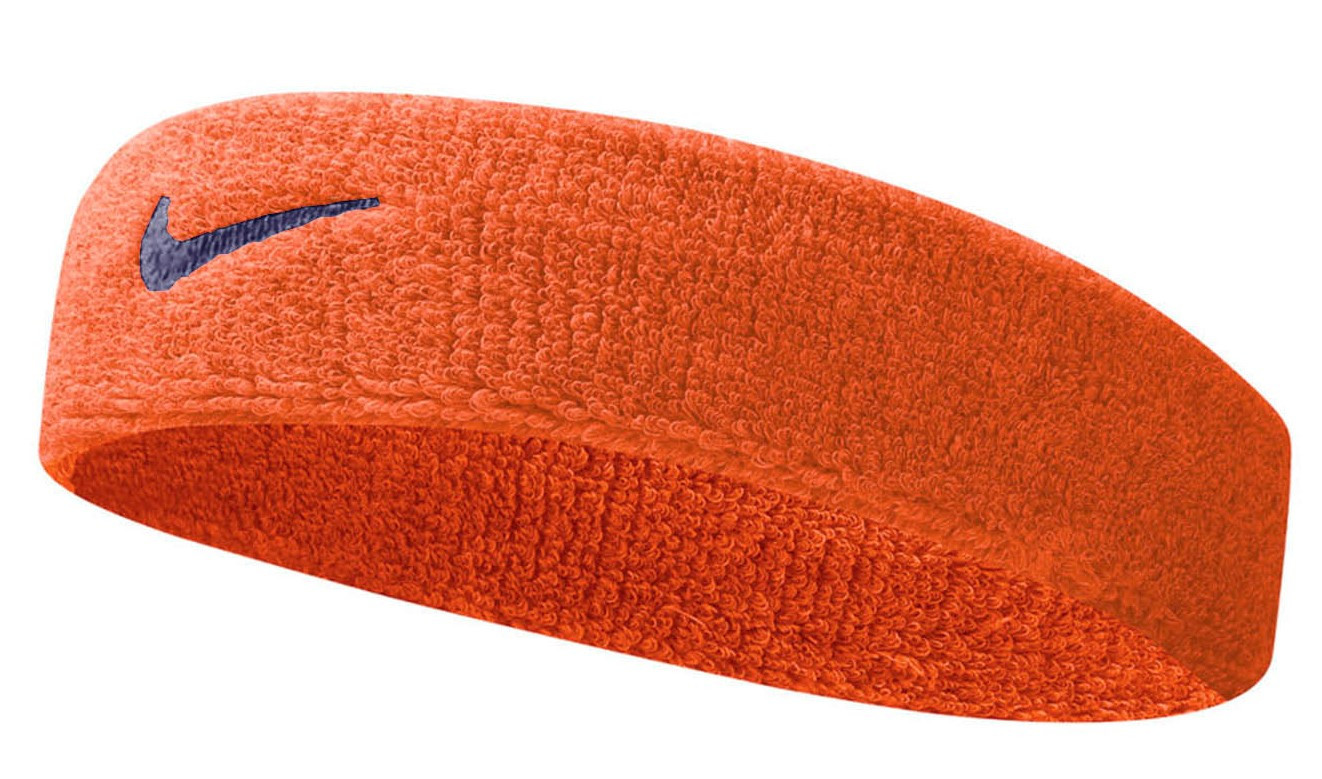 Пов'язка на голову Nike SWOOSH HEADBAND TEAM ORANGE/COLLEGE NAVY OSFM помаранчевий Уні OSFM N.000.1544.804.OS
