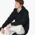 Худі унісекс Uniqlo Sweat Pullover Hoodie Black 444967-09 L 444967-09