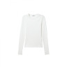Лонгслів H&M Slim Fitted Long Sleeve White 1141162002 S 1141162002