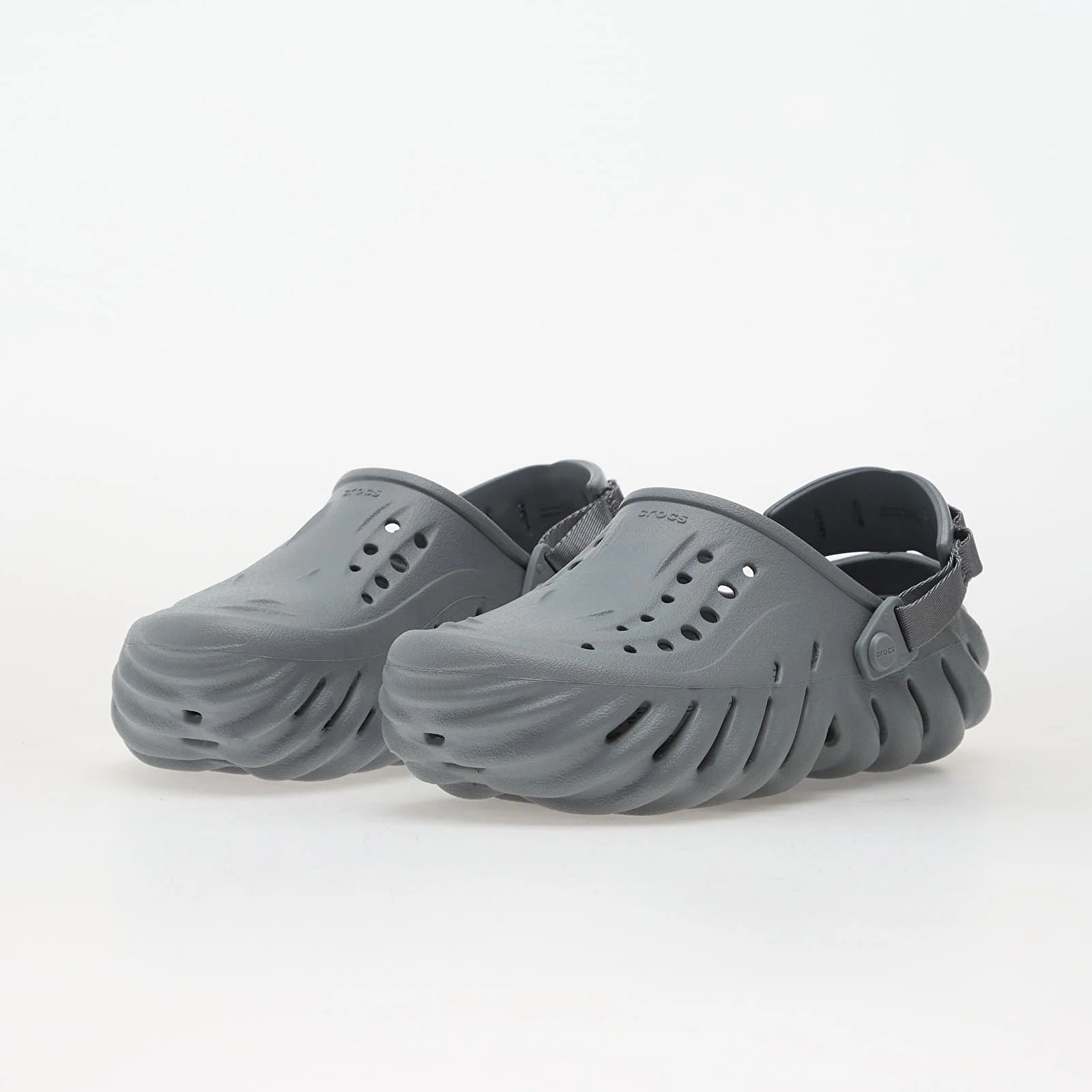 Крокси Crocs Echo Clog Bone/Blk 207937-0Z3