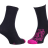 Шкарпетки PRINCESS AURORE чорний, пурпурний Діт 36-41 13892320-3