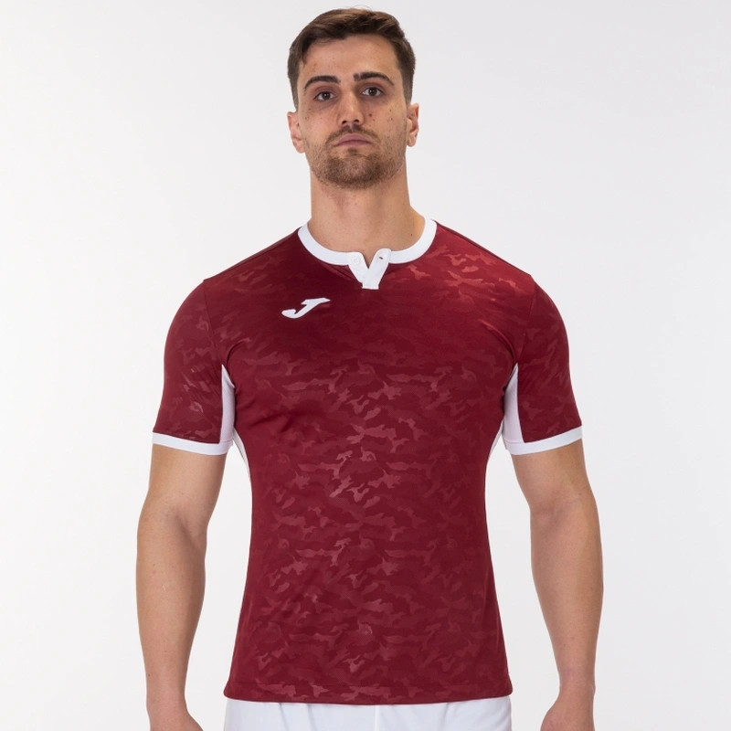 Футболка Joma TOLETUM II бордово-біла 101476.672 101476.672