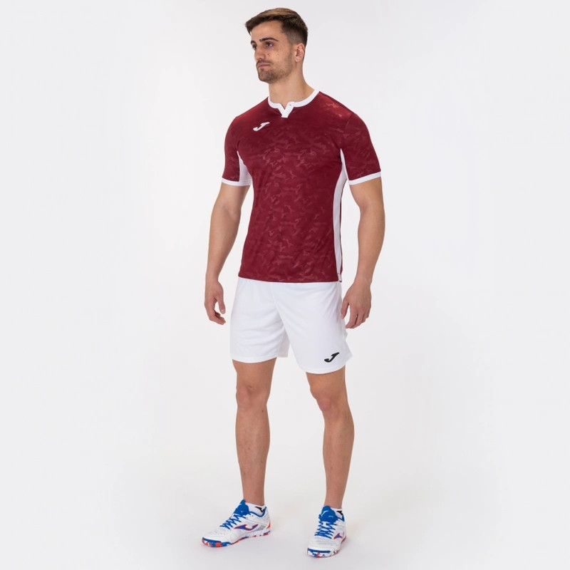 Футболка Joma TOLETUM II бордово-біла 101476.672 101476.672