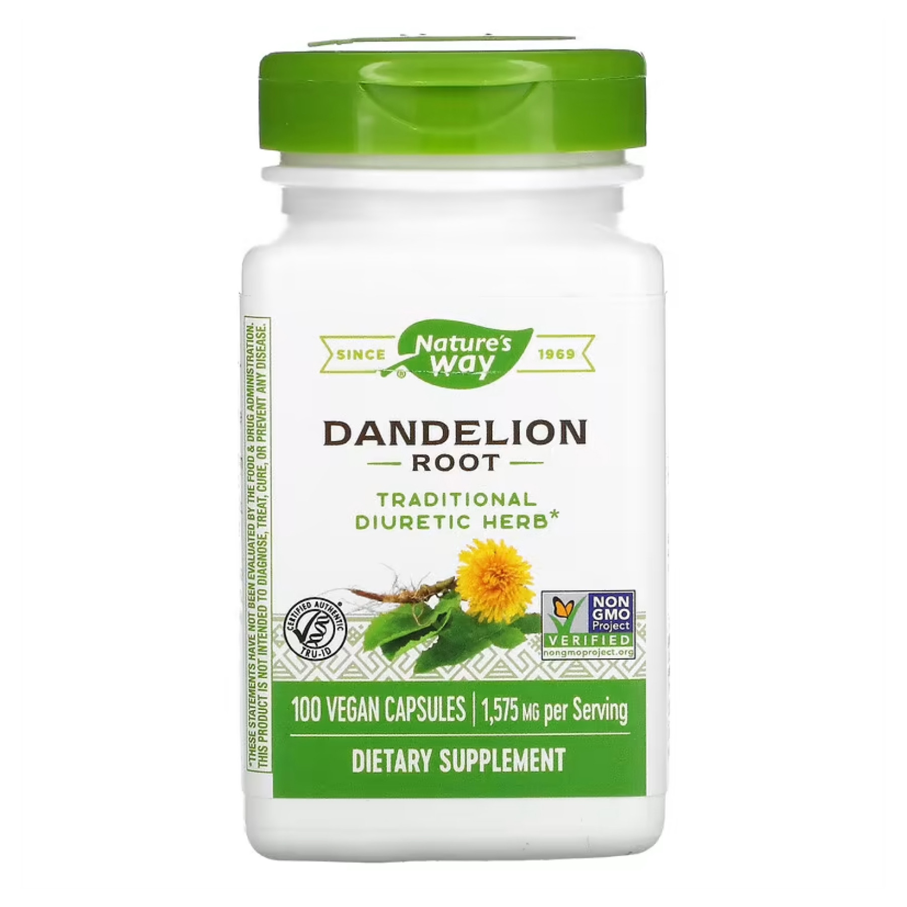 Капсули Dandelion Root - 100 vcaps 2022-10-1079