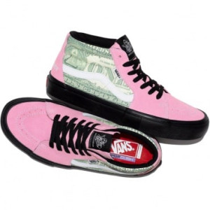 Кросівки Supreme x Skate Grosso Mid 'Dollar Bill - Pink' VN0A5FCGPNK