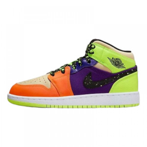 Кросівки Кросівки Nike Air Jordan 1 Mid Volt/Vivid Orange Multicolour FD8795-700