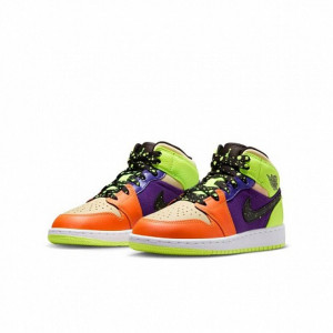 Кросівки Кросівки Nike Air Jordan 1 Mid Volt/Vivid Orange Multicolour FD8795-700
