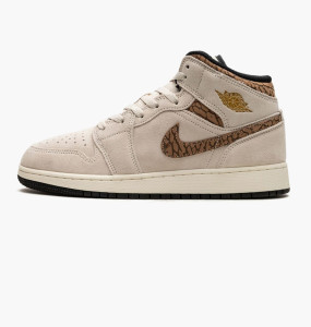 Кросівки Jordan 1 Mid SE Brown Elephant (GS) DZ5369-102