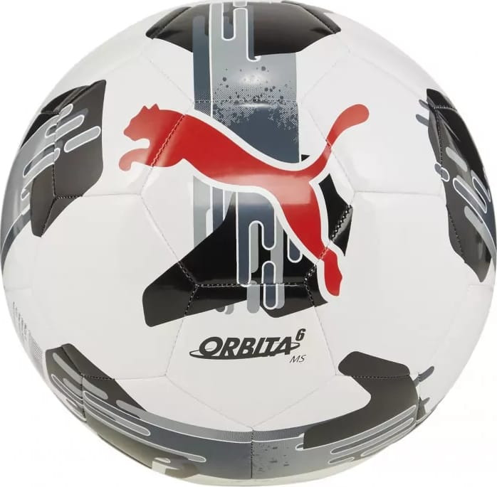 М'яч футбольний Puma Orbita 6 MS білий, чорний, червоний Уні 4 084335-02