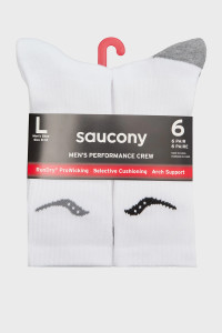 Шкарпетки (комплект) Saucony VENTILATING COMFORT FIT (6pcs) S611002-100