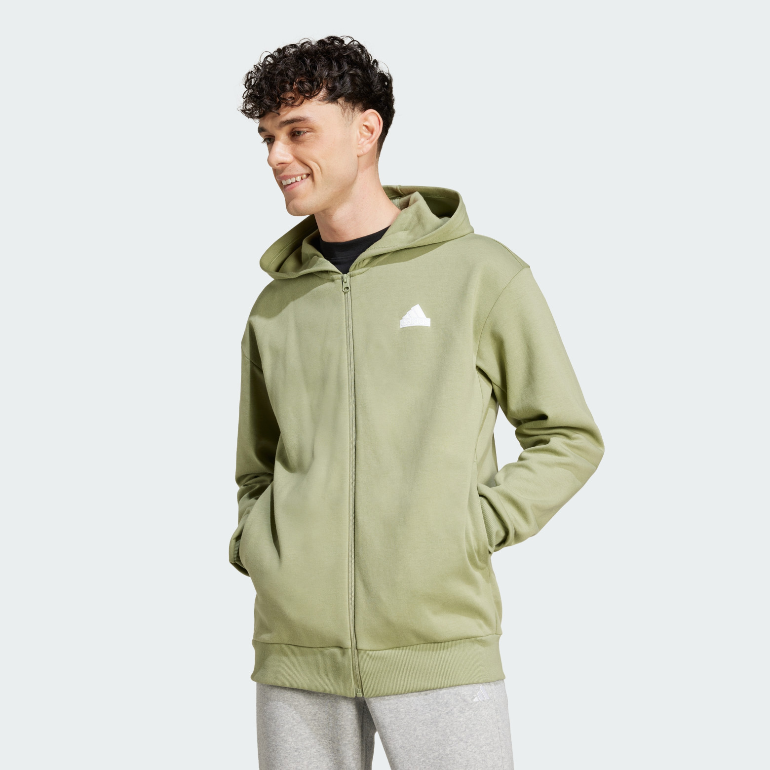 Худі чоловіча Future Icons Badge of Sport Full Zip IW8555 IW8555