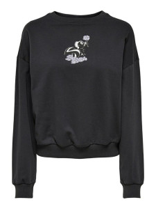 Худі ONLDISNEY LIFE L/S BAMBI BOX SWT 15250089-Phantom-Print:FLOWER ONLY L Чорний 15250089-PHANTOM-PRINT:FL