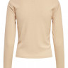 Блуза ONLNELLA L/S BUTTON TOP CS NN 15261547-Toasted Almond ONLY L Бежевий 15261547-TOASTED ALMOND