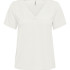 Футболка ONLAVA S/S V-NECK MIX WOVEN TOP JRS 15224916 Cloud Dancer ONLY S Білий 15224916CloudDancer
