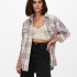 Куртка ONLVALENTINA L/S CHECK SHACKET OTW 15239157 Cloud Dancer-CHECK ONLY L Білий 15239157CloudDancer-CHECK