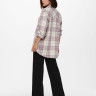 Куртка ONLVALENTINA L/S CHECK SHACKET OTW 15239157 Cloud Dancer-CHECK ONLY L Білий 15239157CLOUDDANCER-CHECK