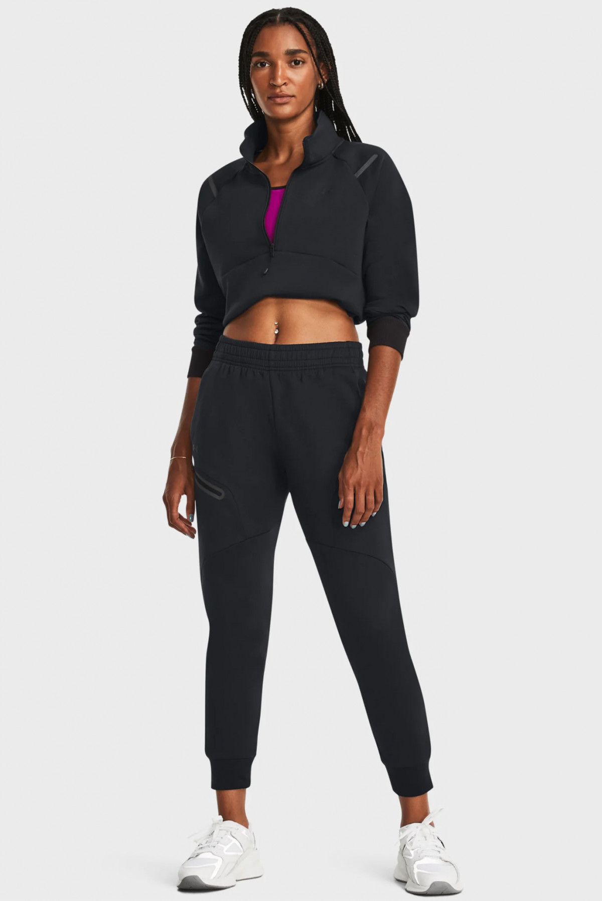 Штани спортивні Unstoppable Flc Jogger 1379846-001 Under Armour M Чорний 1379846-001