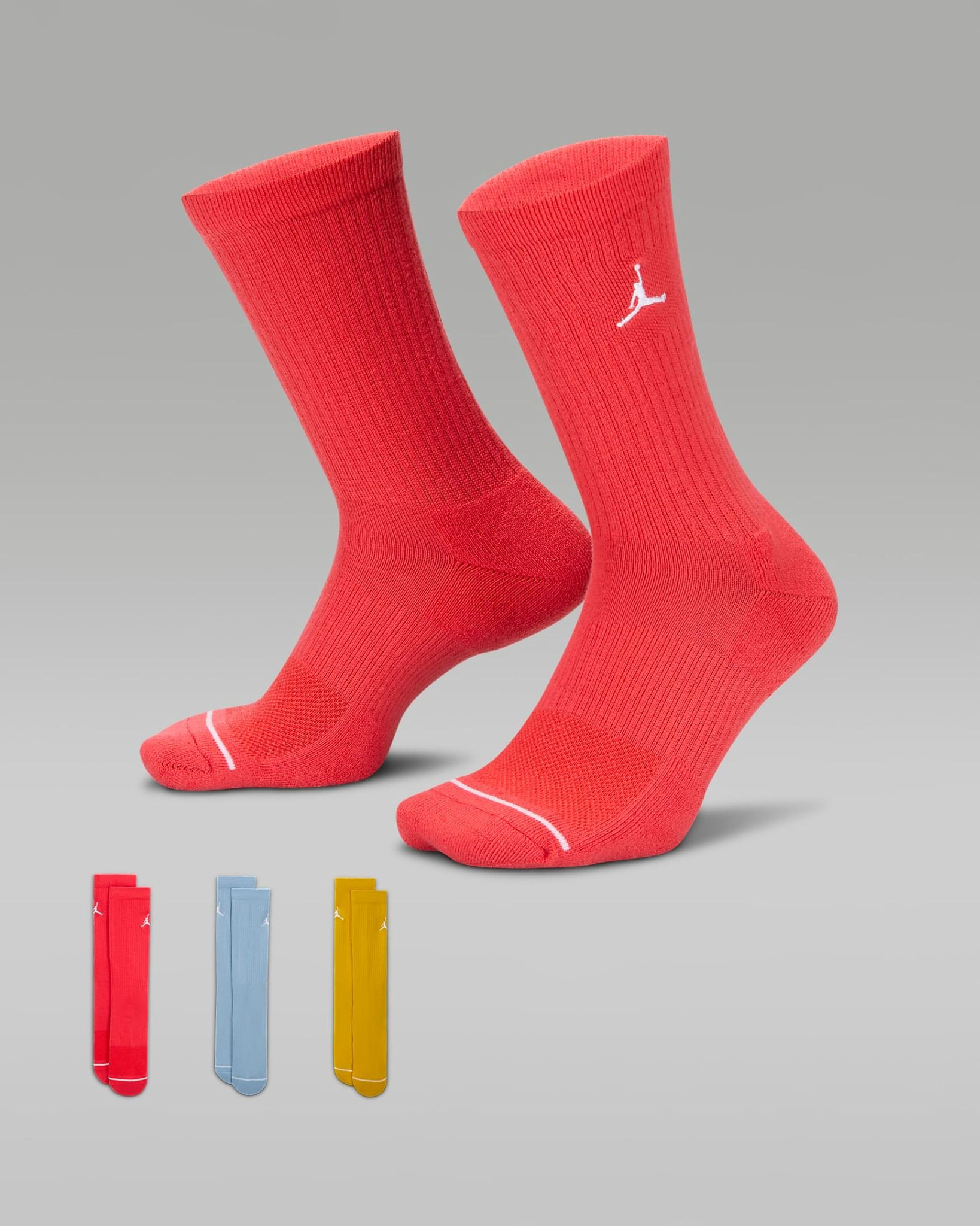 Шкарпетки Air Jordan Everyday Cush Poly Crew Multi (3 пари) DX9632-917