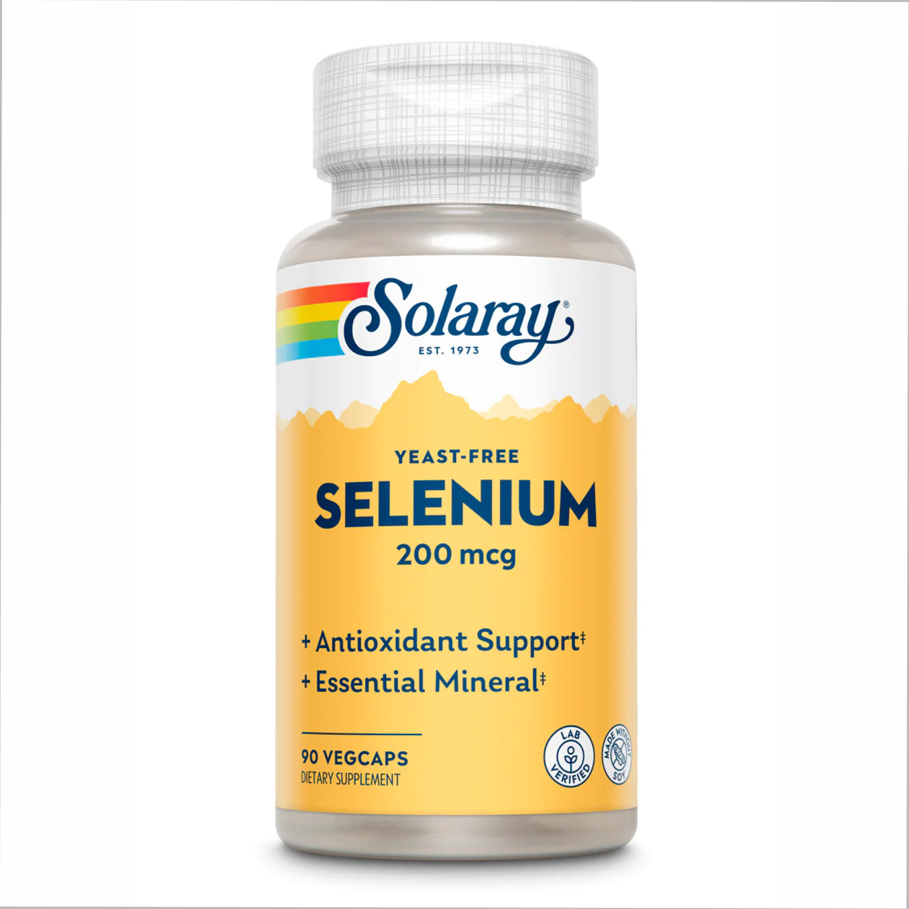 Капсули Selenium Yeast Free 200mcg - 90 vcaps 2022-10-1031