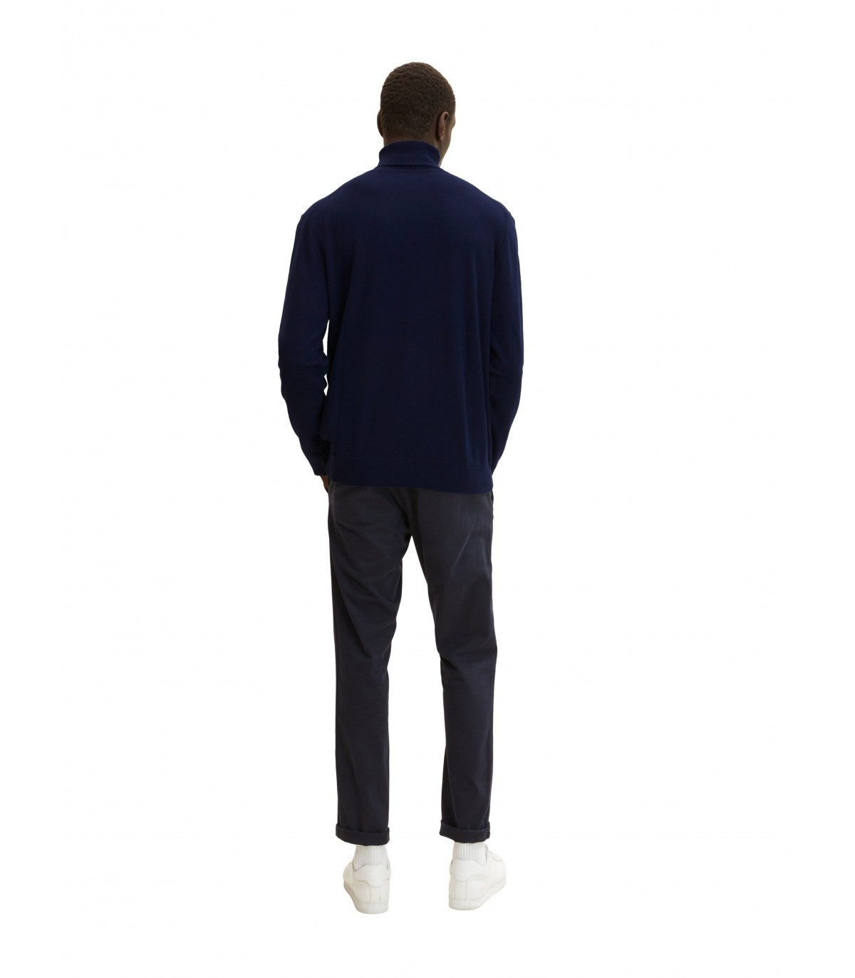 Кофта COSY TURTLE NECK KNITTER 1032279-13160 Tom Tailor L Темно-синій 1032279-13160