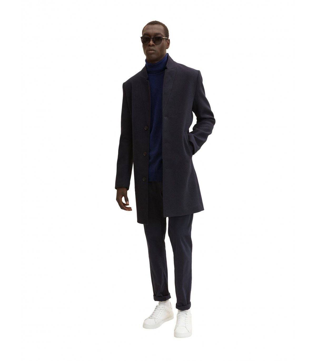 Кофта COSY TURTLE NECK KNITTER 1032279-13160 Tom Tailor L Темно-синій 1032279-13160