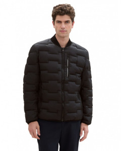 Куртка QUILTED BOMBER JACKET 1042119-29999 Tom Tailor S Чорний 1042119-29999